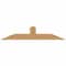 Ekena Millwork Portland Smooth Timber Gable Bracket, Western Red Cedar, 60"W x 12"H x 3 1/2"D x 5 1/2"F, 5/12 Pitch GBW060X12X0406POR00SWR - alternate 1